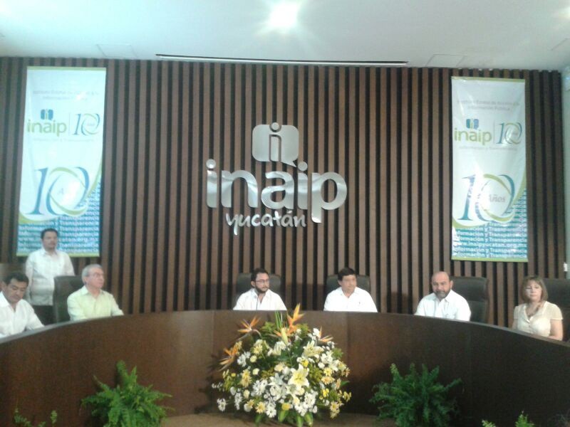 Comisionado presidente del INAIP rinde informe anual de actividades