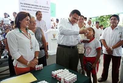 VALLADOLID: Inicia Tercera Semana Nacional de Vacunación.