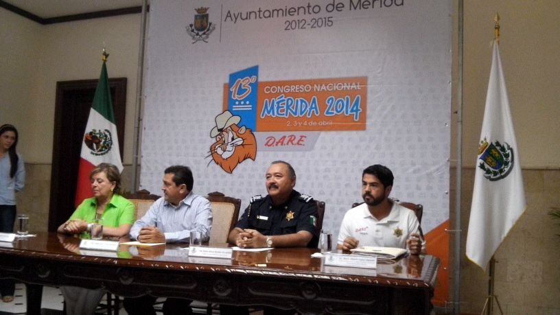Mérida será sede del Congreso Nacional D.A.R.E 2014