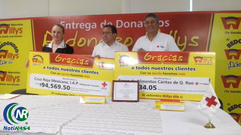 Abarrotes Willys dona más de $163 mil pesos a instituciones benéficas