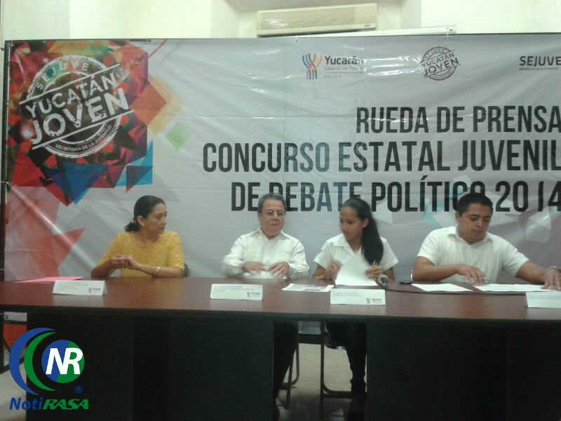  Anuncia Sejuve concurso estatal juvenil de debate