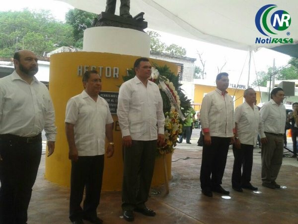 Rinden homenaje al impulsor del artículo 123 en Mérida