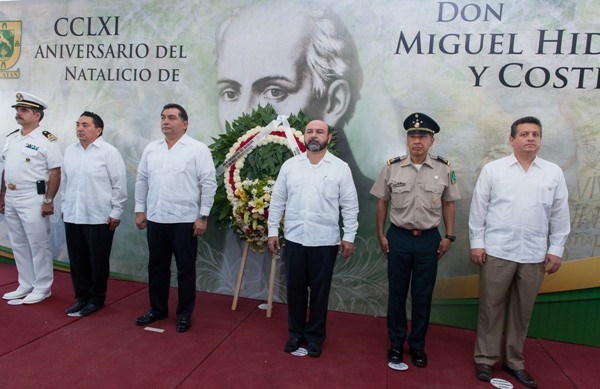 Recuerdan legado histórico de Miguel Hidalgo y Costilla