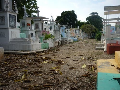  Denuncia que empleado del Cementerio General rompe los floreros de las tumbas