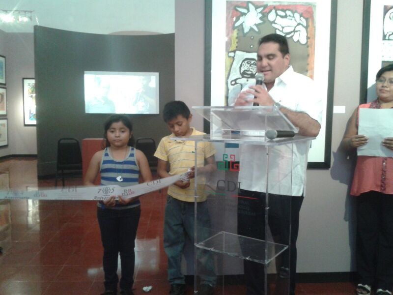Inauguran obra pictórica de niños de Yaxcopoil en Mérida