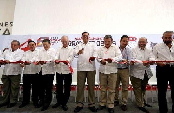Inaugura Gobernador la Expo Construcción Yucatán 2014 y la séptima Reunión Regional de Infraestructura