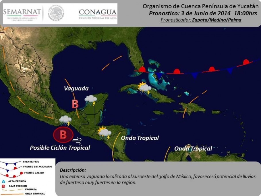 No hay riesgo de huracanes hasta el momento: Conagua