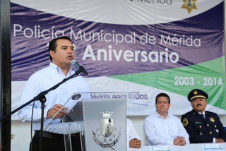 La policía municipal de Mérida cumple 11 años