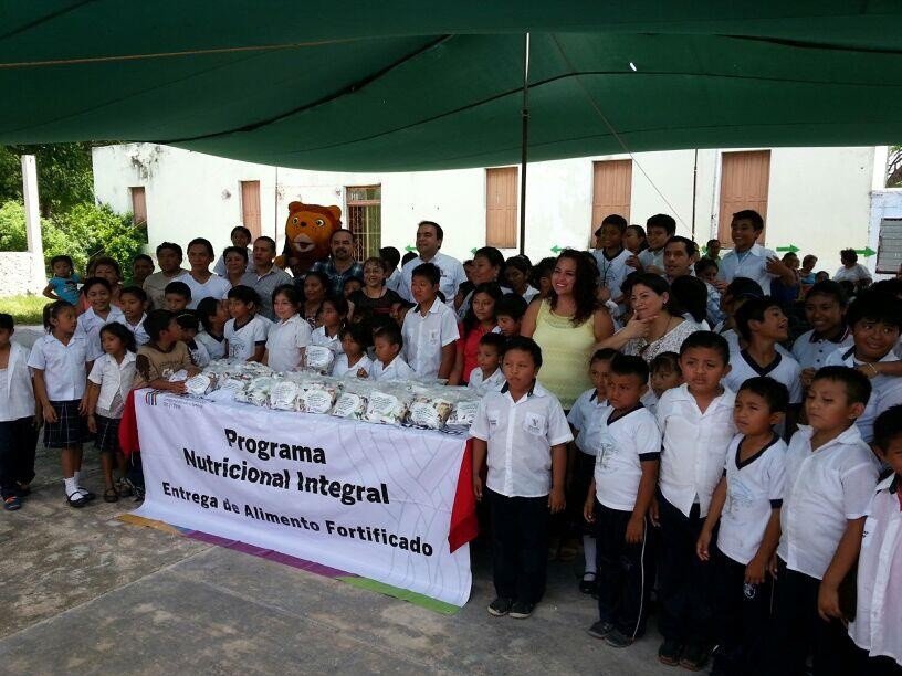  14 225 niños de primaria del Estado son beneficiados con el programa Nutricional Integral