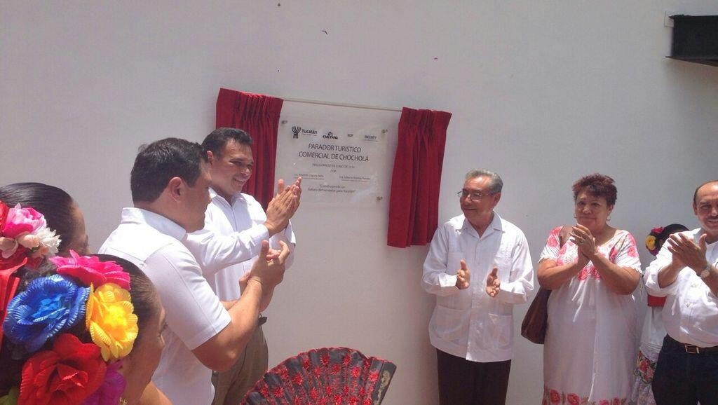  Inaugura Rolando Zapata parador turístico en Chocholá