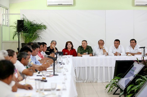 Realizan reunión regional de seguridad en Espita 
