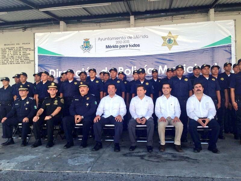 Mérida ya cuenta con 50 policías municipales más