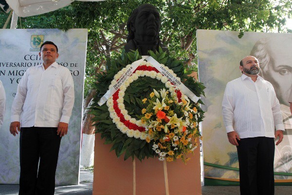 Conmemoran el CCIII aniversario luctuoso de Miguel Hidalgo y Costilla