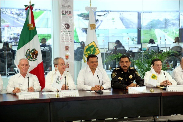 Inauguran 2a conferencia regional de secretarios de seguridad pública en Yucatán