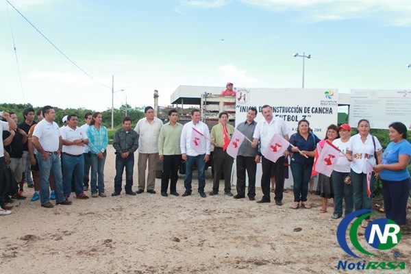 Inicia construcción de calles y domos deportivos, en  Valladolid