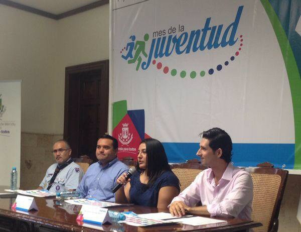 Presentan actividades de la segunda edición del Mes de la Juventud del Ayuntamiento de Mérida