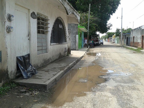 Lluvias dejan inundaciones en calles de Tizimín