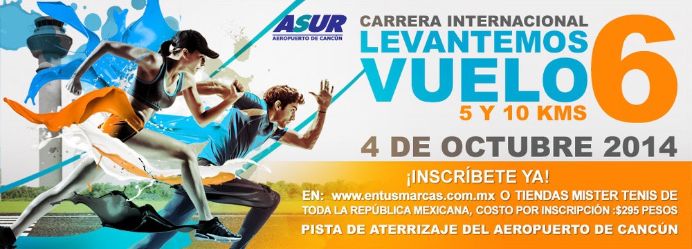 Convocan una carrera internacional en Cancún