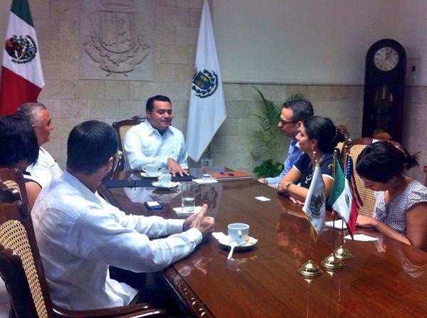 Exponen ventajas de inversión en Mérida a diplomáticos de E.U