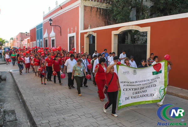 Marchan en Valladolid por el Día mundial del corazón