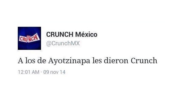 Investigan tuit ofensivo acerca del caso de Ayotzinapa 