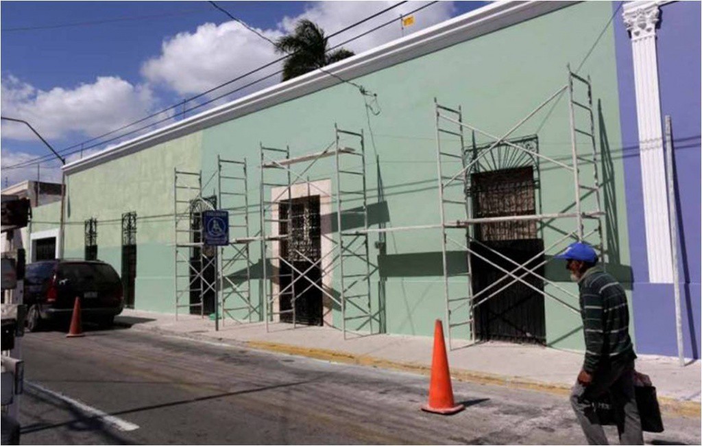 El programa municipal de rescate de fachadas revitaliza el Centro Histórico