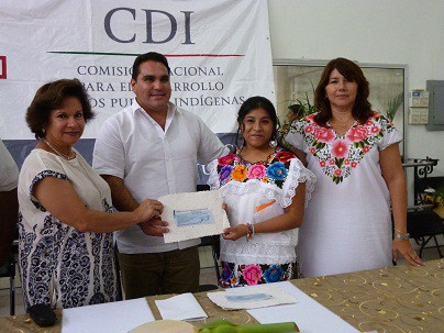 TIZIMIN: CDI entrega apoyos a proyectos comunitarios.