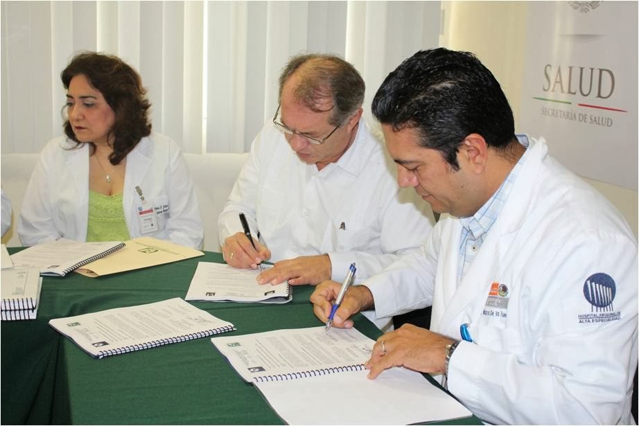 Celebran convenio IMSS Yucatán y el Hospital Regional de Alta Especialidad de la Península de Yucatán
