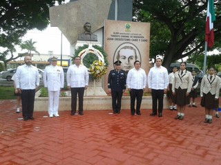 Conmemoran el  CLXVI aniversario luctuoso de Juan Cano y Cano