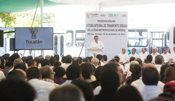 Mérida contará con nuevo sistema de transporte a partir de 2015