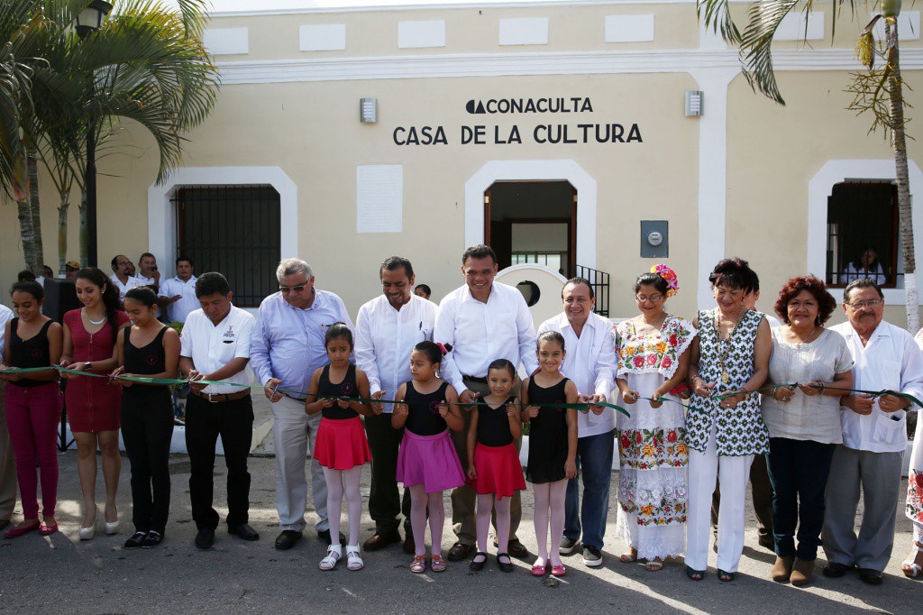 Inauguran la sexta Casa de la Cultura Municipal en Panabá