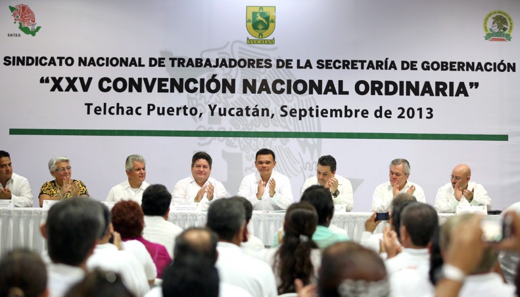 Inaugura Rolando Zapata la XXV Convención Nacional de Trabajadores de la Secretaría de Gobernación