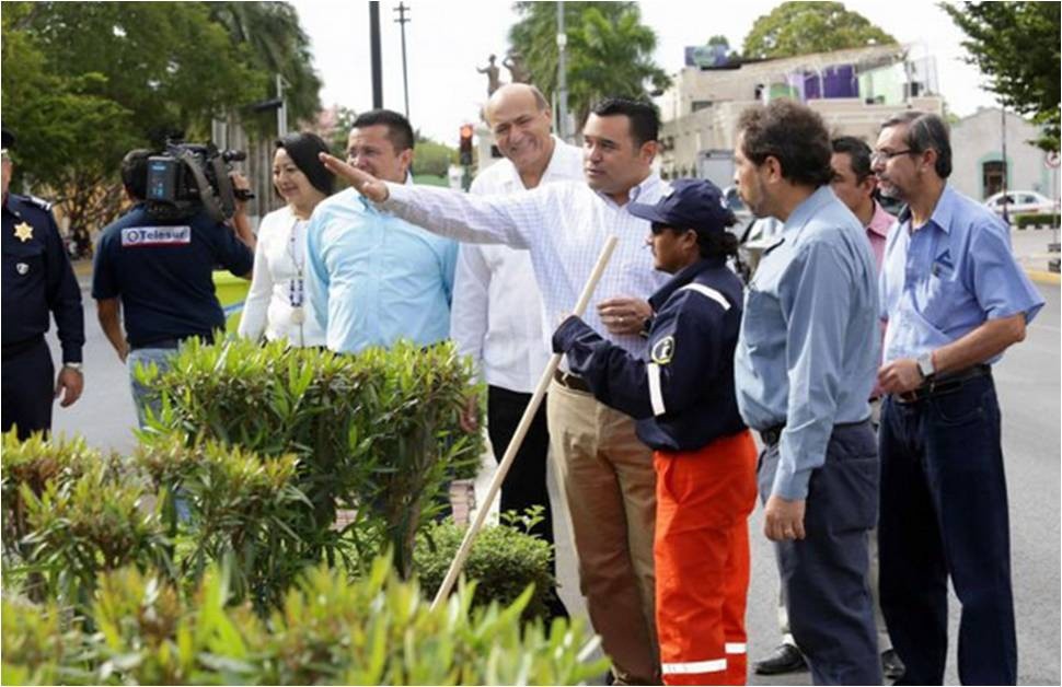 Presentan cuadrilla que dará atención al Paseo Montejo