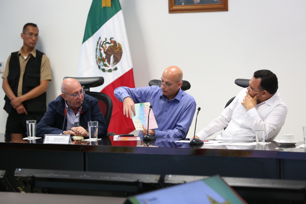 Altos mandos militares de Israel visitan al Gobernador de Yucatán