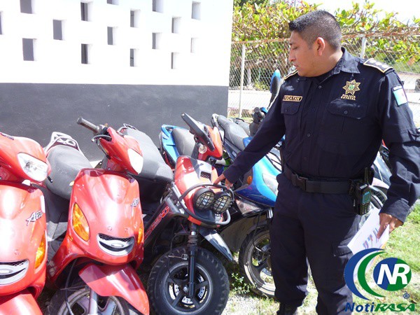 Reduce robo de motocicletas en Tizimín