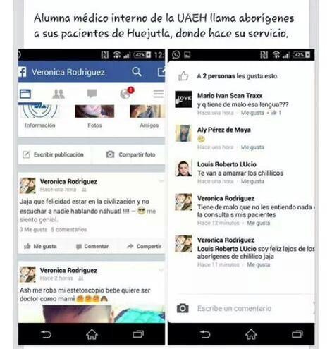 Llama aborígenes a sus pacientes haciéndolo público en facebook