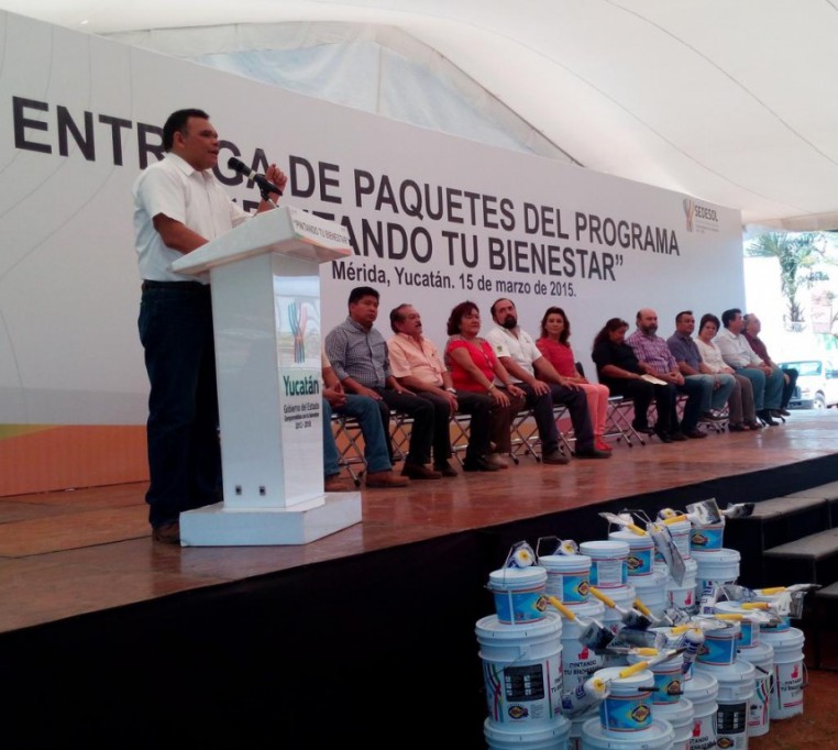 "Pintando tu bienestar" llegó al centro de Mérida