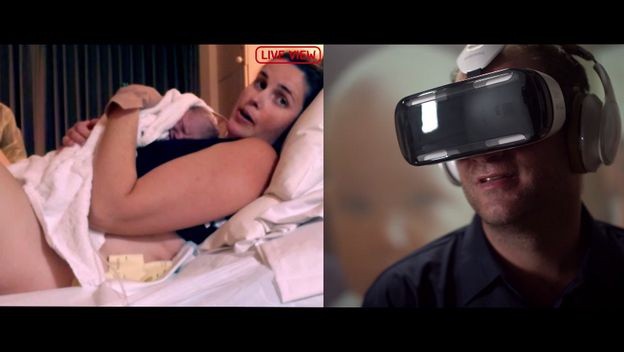 Realidad virtual de Samsung transmite un parto a miles de kilómetros