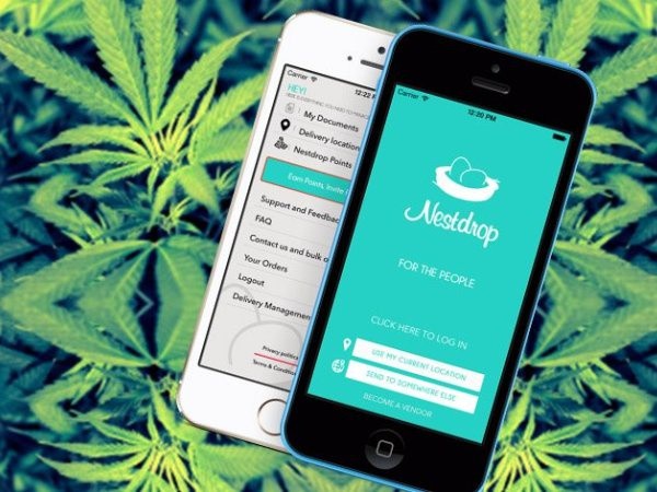 Desarrollan aplicación para distribuir marihuana
