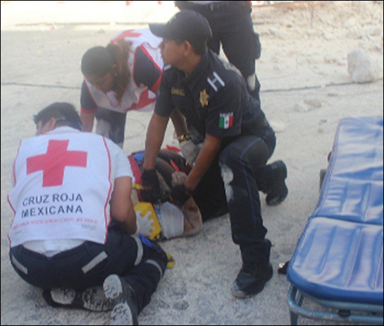 Paramédicos de la policía municipal atienden a 300 lesionados al mes