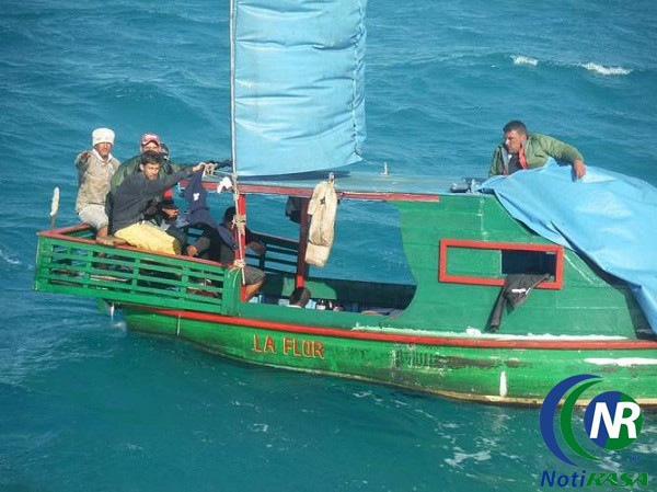 Detectan balsa de cubanos a 5 millas del Cuyo