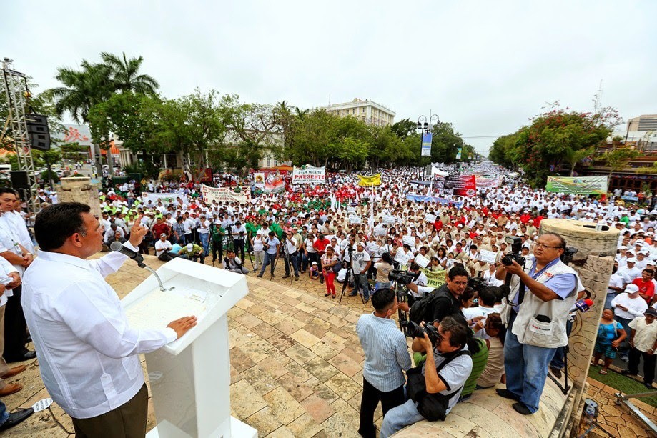  Trabajadores yucatecos se reportan listos para la marcha de este 1 de mayo