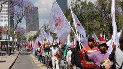 100 mil antorchistas se manifestarán en  los pinos