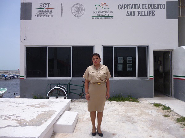 Capitanía del Puerto de San Felipe comandada por una mujer