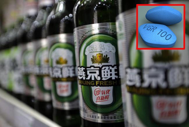 Vendían licor con viagra en China