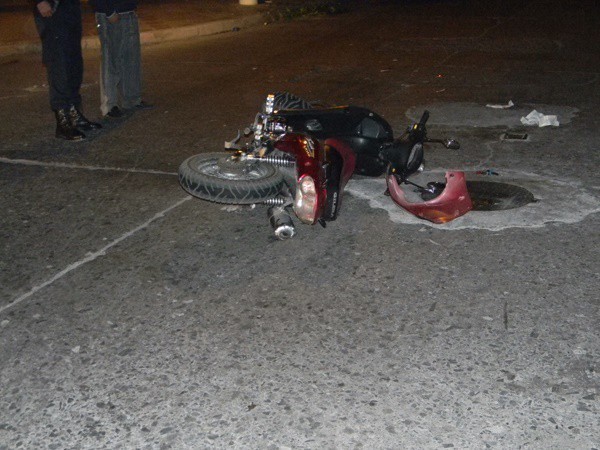 Un accidente de moto se reporta en el operativo vacacional 2015, en Valladolid