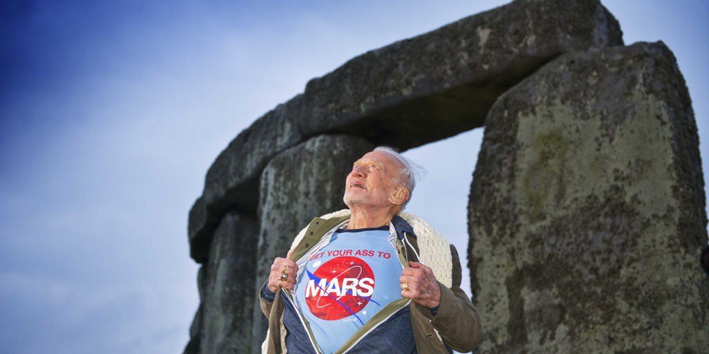 Buzz Aldrin quiere colonizar marte