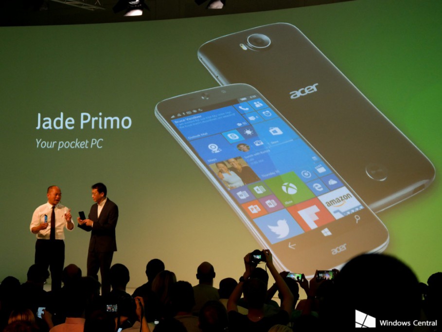 ACER presenta smartphone con Windows 10