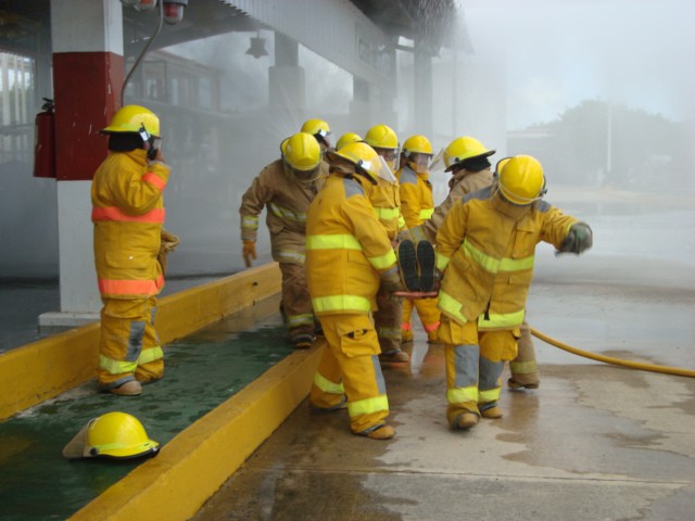 Progreso: Realizan simulacro de incendio por combustible en Progreso.