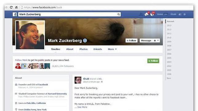 Hacker encuentra nueva vulnerabilidad en Facebook y se lo demuestra a Mark Zuckerberg